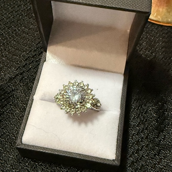 Elegant Silver plated Snowflake Women's Ring - Picture 1 of 6